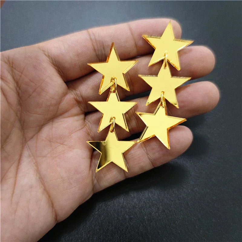 Boucles d'oreilles Queen Startrail