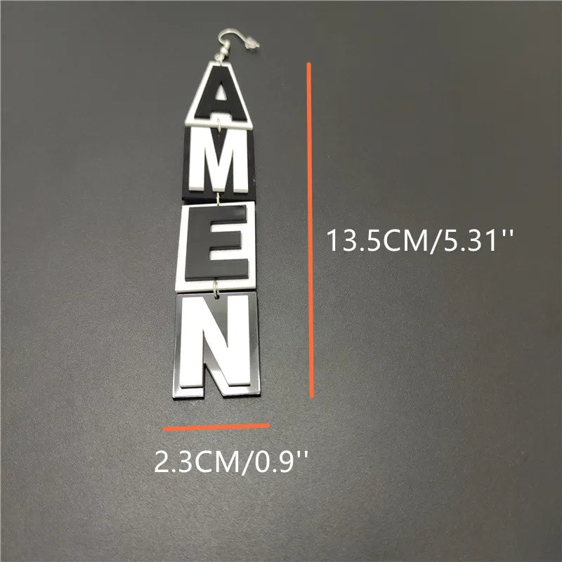 Boucles d'oreilles Queen Amen