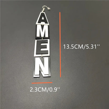 Boucles d'oreilles Queen Amen