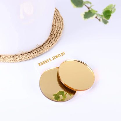 Boucles d'oreilles Queen Plate