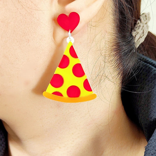 Boucles d'oreilles Queen Pizza