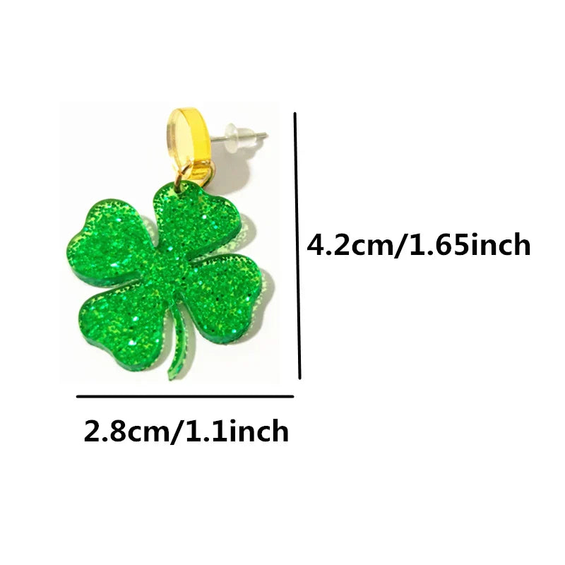 Boucles d'oreilles Queen Clover