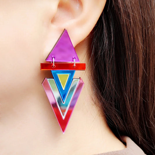 Boucles d'oreilles Queen Reflex