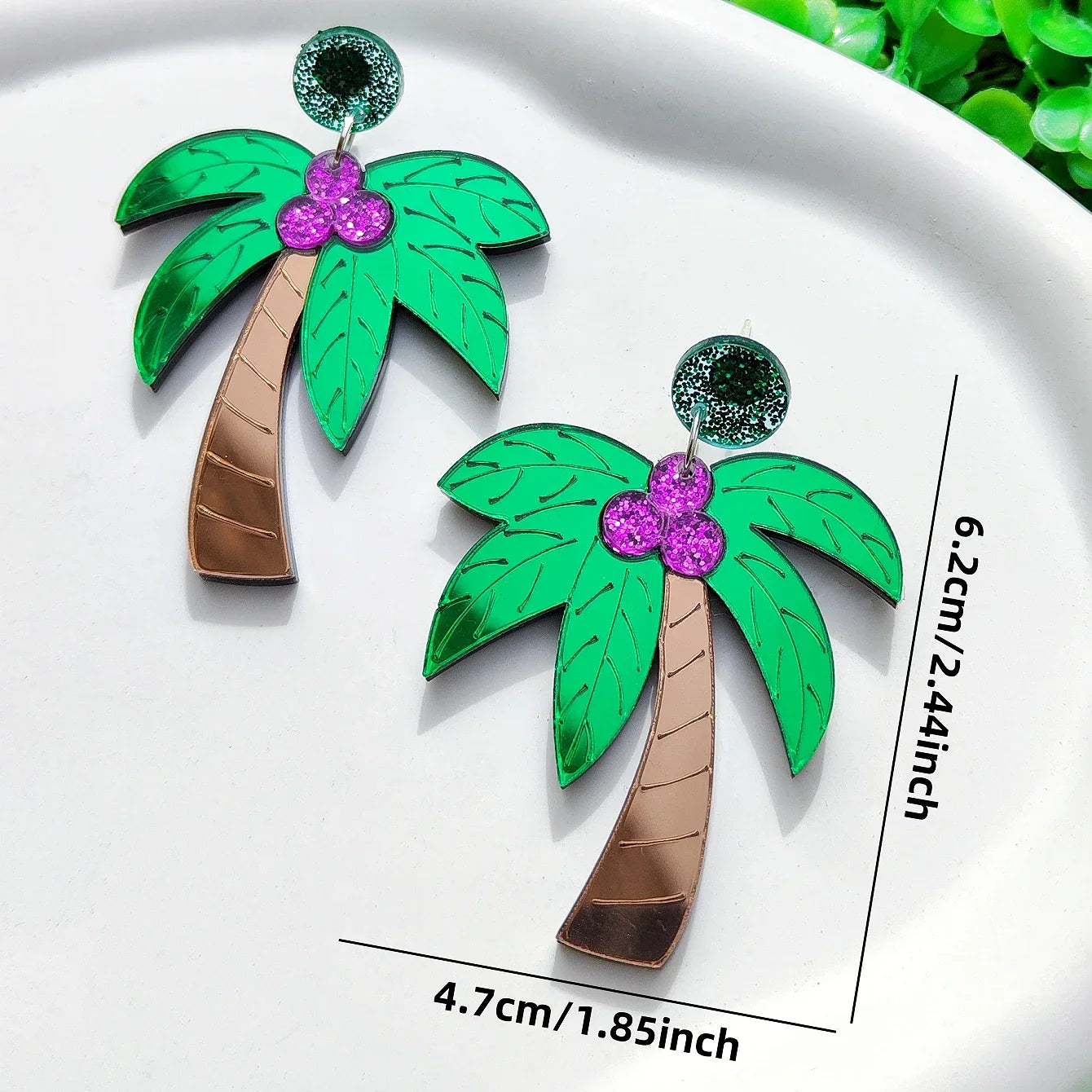 Boucles d'oreilles Queen Palm