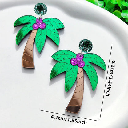 Boucles d'oreilles Queen Palm