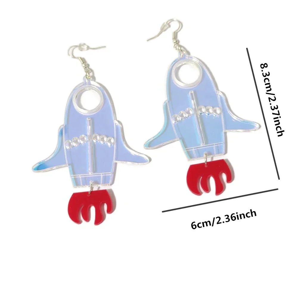 Boucles d'oreilles Queen Rocket