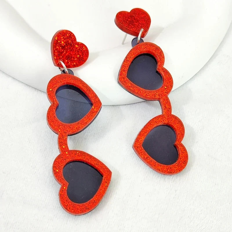 Boucles d'oreilles Queen Sunglasses