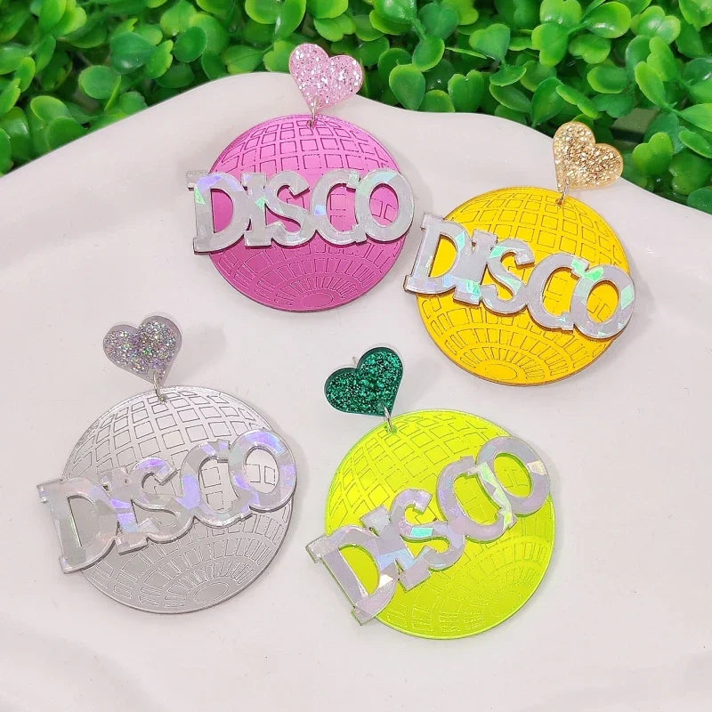 Boucles d'oreilles Queen Disco