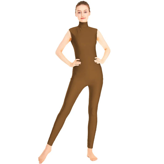 Combinaison Queen Satin (Brown)