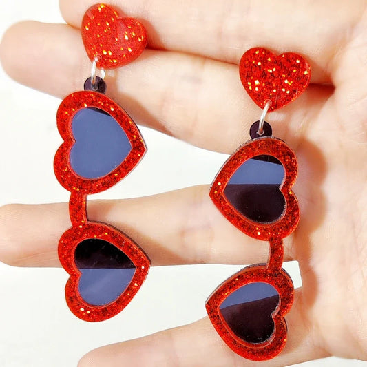Boucles d'oreilles Queen Sunglasses