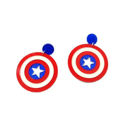 Boucles d'oreilles Queen America