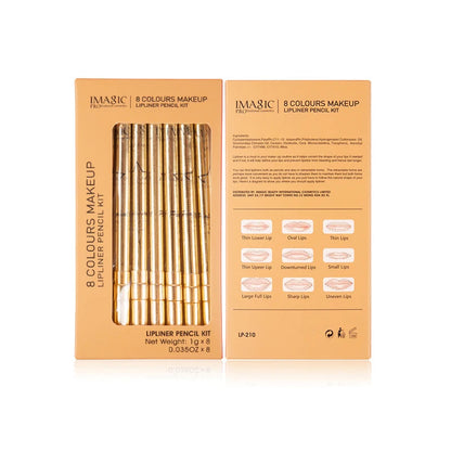 Lip Liner Queen Silk (Ensemble de 8 couleurs)