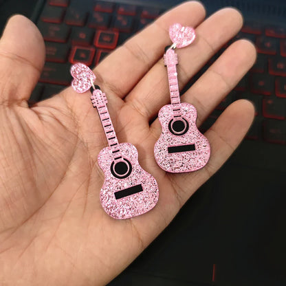 Boucles d'oreilles Queen Guitar