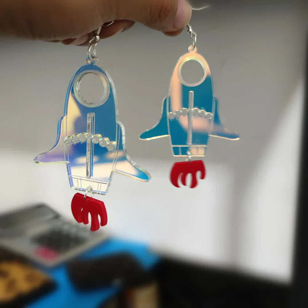 Boucles d'oreilles Queen Rocket