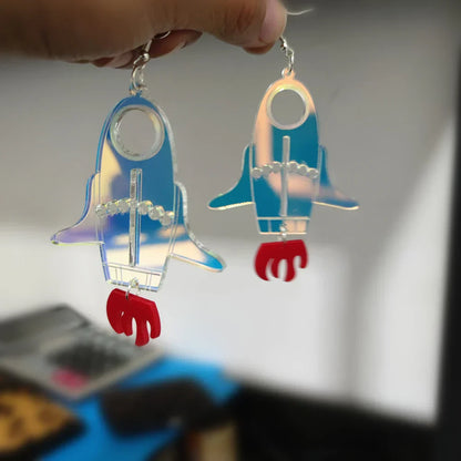 Boucles d'oreilles Queen Rocket