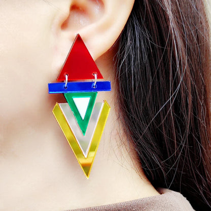 Boucles d'oreilles Queen Reflex