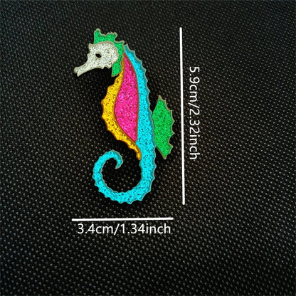 Boucles d'oreilles Queen Seahorse