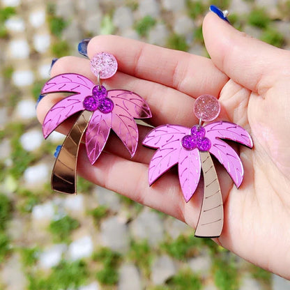 Boucles d'oreilles Queen Palm