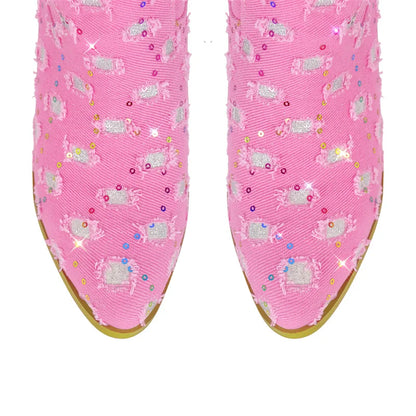 Bottes Queen Periwinkle (4 Couleurs)