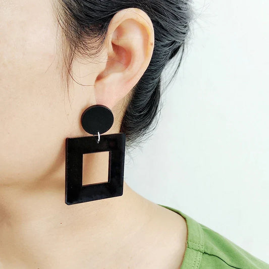 Boucles d'oreilles Queen Square