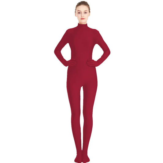 Costume zentai Queen Rania (Wine red)