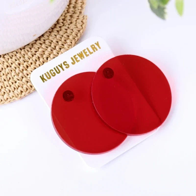 Boucles d'oreilles Queen Plate