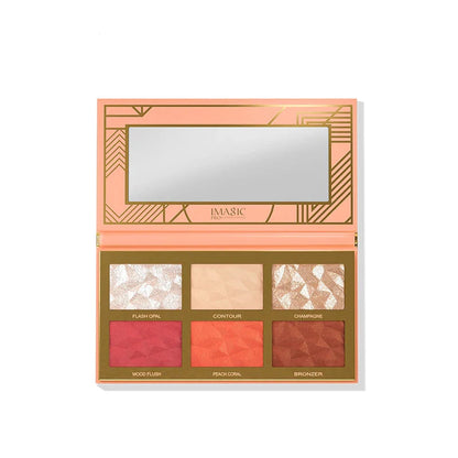 Palette de blush et d'illuminateur Queen Beautiful