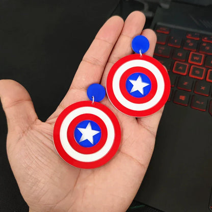 Boucles d'oreilles Queen America