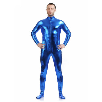 Costume zentai Queen Glitter (Royal blue)