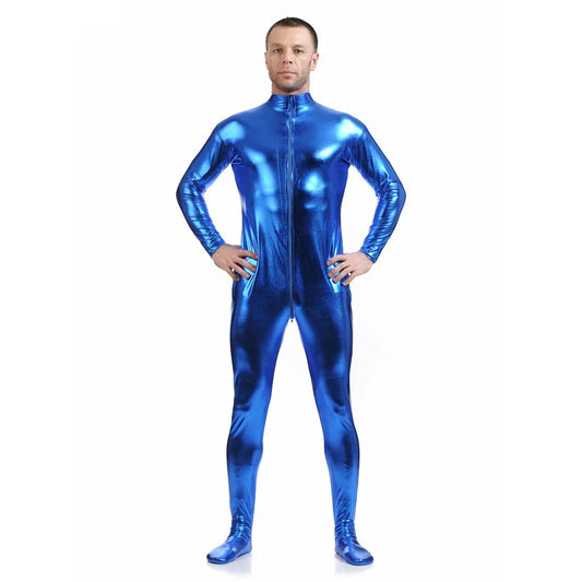 Costume zentai Queen Glitter (Royal blue)