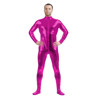 Costume zentai Queen Glitter (Fuchsia)