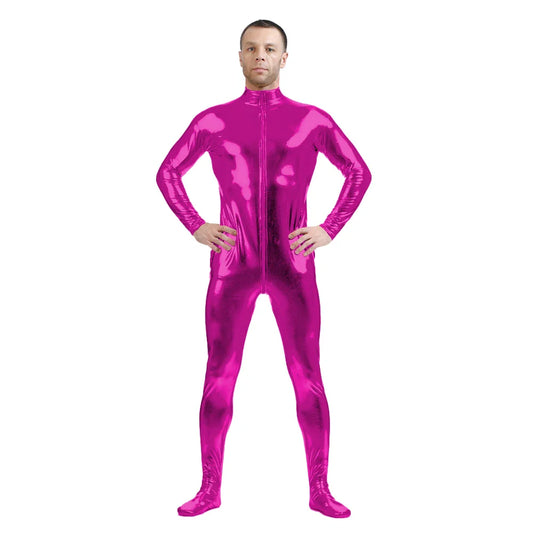Costume zentai Queen Glitter (Fuchsia)