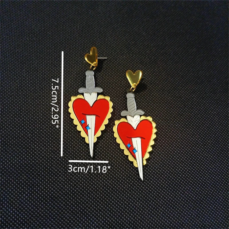 Boucles d'oreilles Queen Stabbed