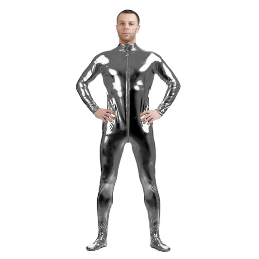 Costume zentai Queen Glitter (Gray)