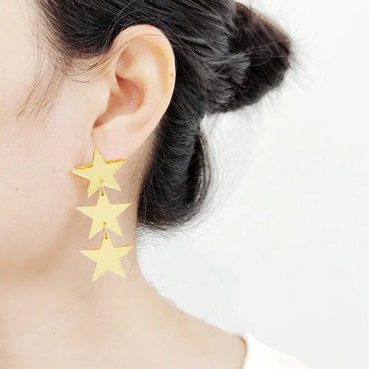 Boucles d'oreilles Queen Startrail