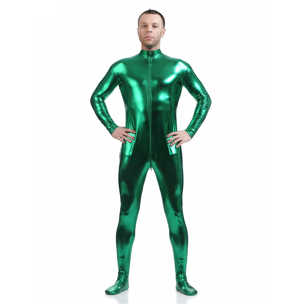 Costume zentai Queen Glitter (Green)