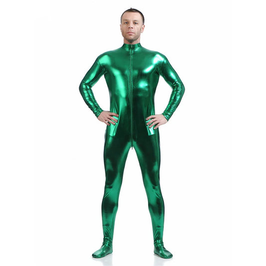 Costume zentai Queen Glitter (Green)