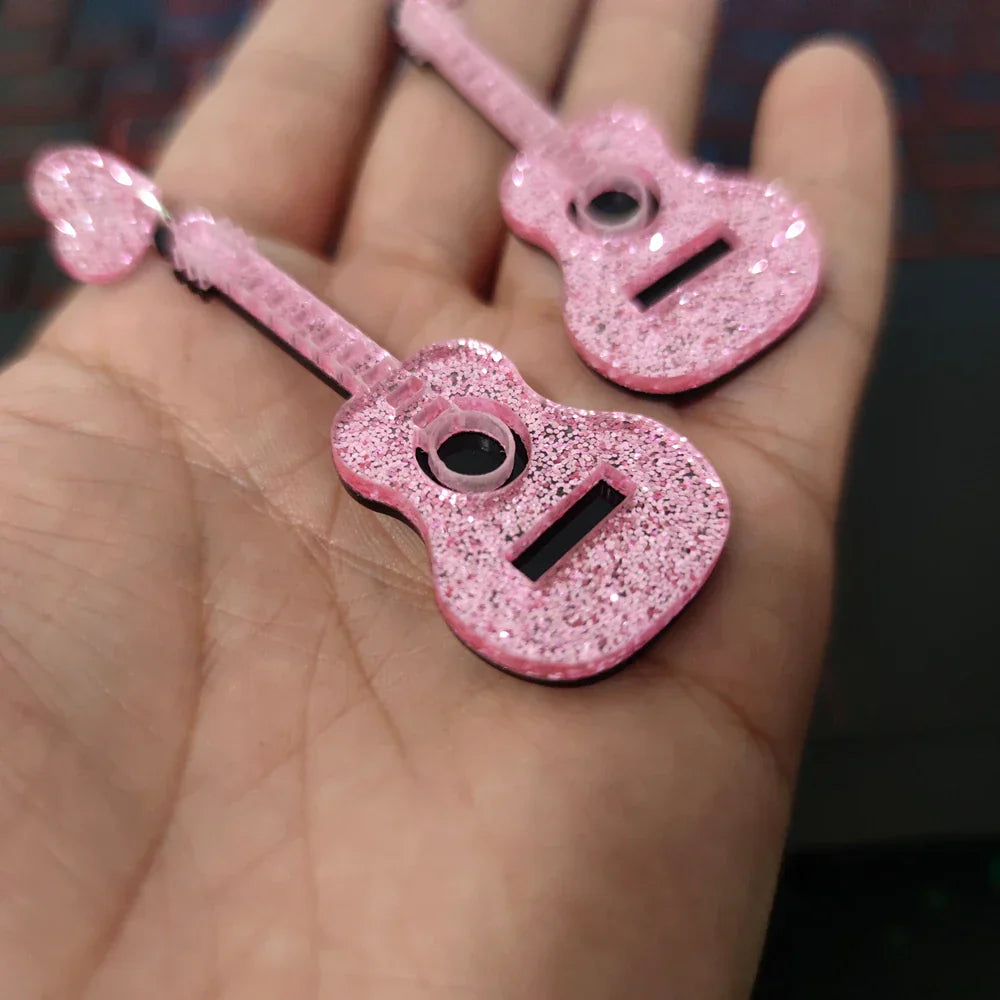 Boucles d'oreilles Queen Guitar