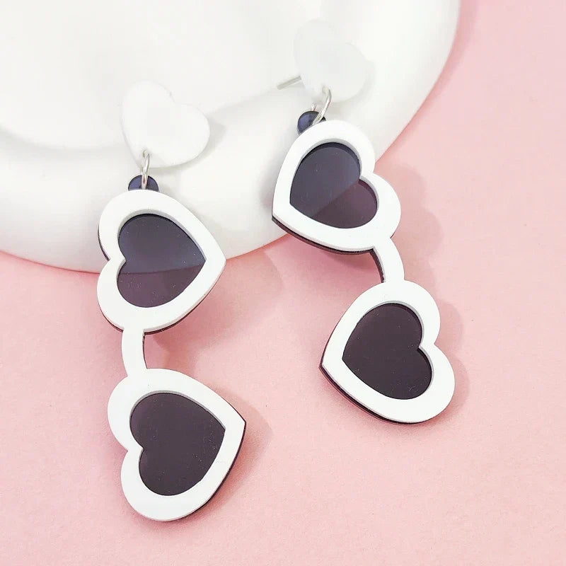 Boucles d'oreilles Queen Sunglasses