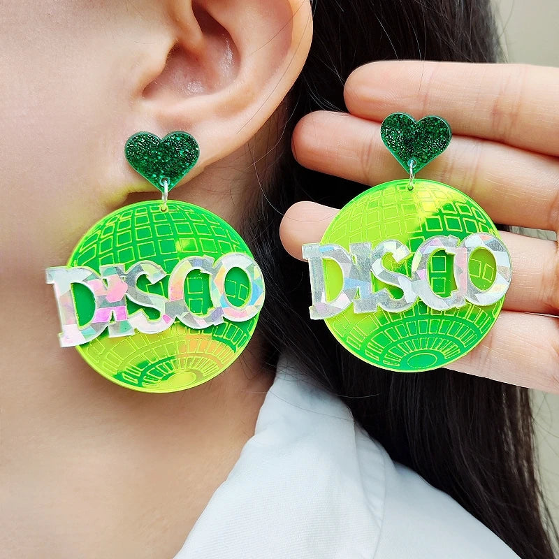Boucles d'oreilles Queen Disco