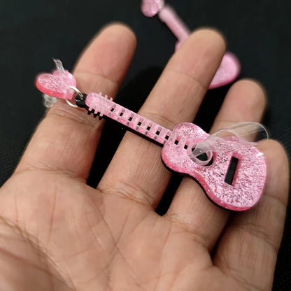 Boucles d'oreilles Queen Guitar