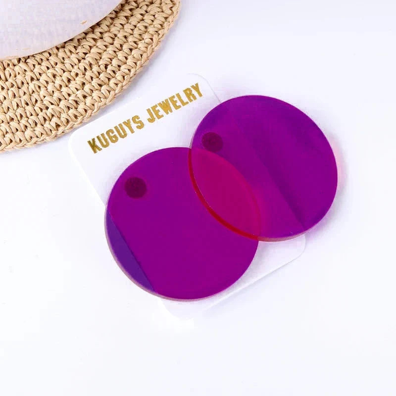 Boucles d'oreilles Queen Plate