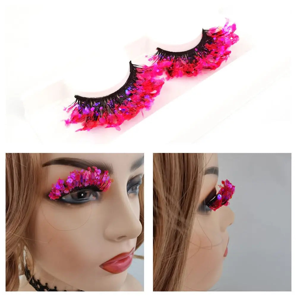 Faux cils Queen Sequins (Fuchsia)