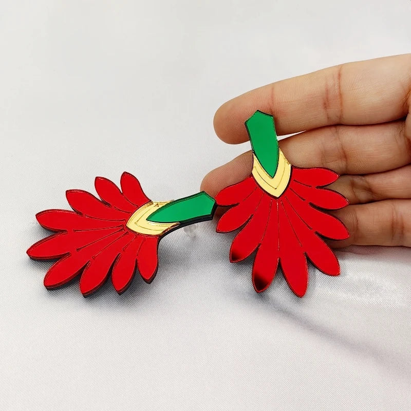 Boucles d'oreilles Queen Flowers