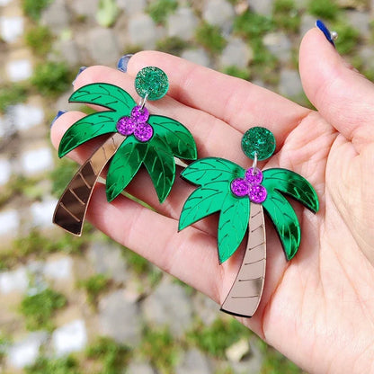 Boucles d'oreilles Queen Palm