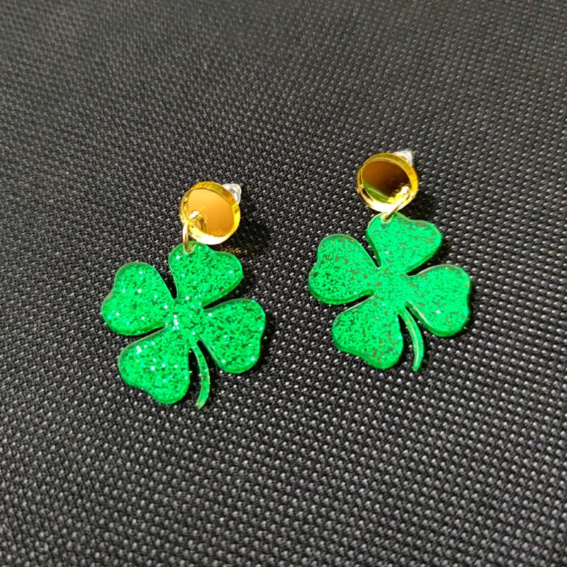 Boucles d'oreilles Queen Clover