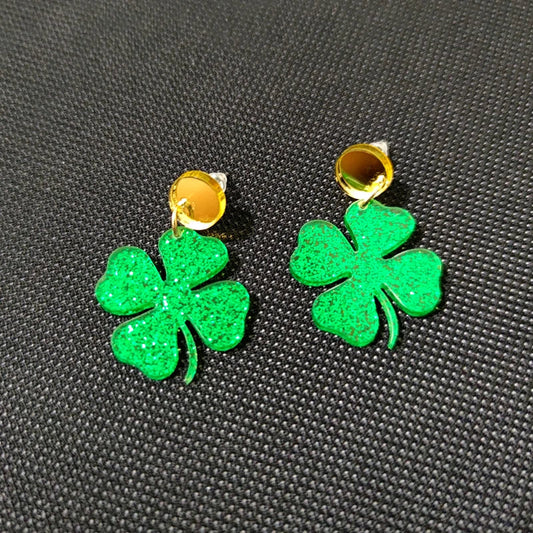 Boucles d'oreilles Queen Clover