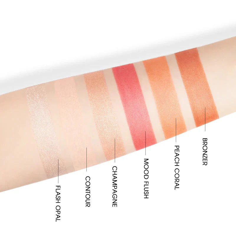 Palette de blush et d'illuminateur Queen Beautiful