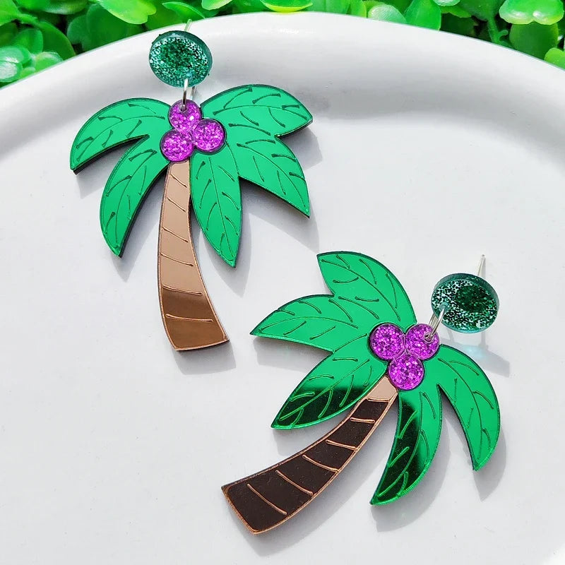 Boucles d'oreilles Queen Palm