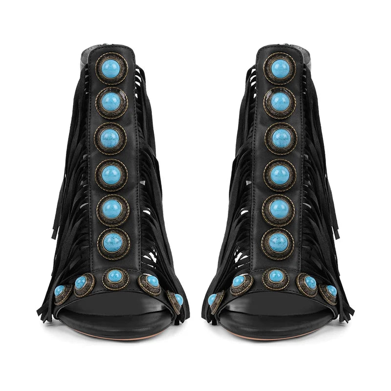 Sandales Queen Larkspur (4 Couleurs)